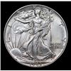 Image 2 : 1943-p Walking Liberty Half Dollar 50c Grades Choice Unc