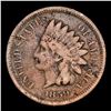 Image 2 : 1859 Indian Cent 1c Grades vf+