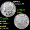 Image 1 : 1896-p Morgan Dollar $1 Grades Select+ Unc