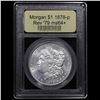 Image 4 : ***Auction Highlight*** 1878-p Rev '79 Morgan Dollar $1 Graded Choice+ Unc BY USCG (fc)