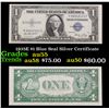 1935E $1 Blue Seal Silver Certificate Grades Choice AU