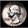 Image 2 : 1957-p Washington Quarter 25c Grades Choice+ Unc