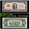 1928G $2 Red Seal United States Note Fr-1508 Grades xf