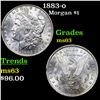 1883-o Morgan Dollar $1 Grades Select Unc