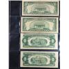 Image 3 : Page Of 4x US Notes 1953A $2, 1953A $2, 1953 $5, 1963 $5