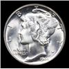 Image 2 : 1944-p Mercury Dime 10c Grades GEM++ Unc