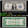 1934 $1 Blue Seal Silver Certificate "Funnyback" Fr-1606 Grades xf