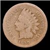 Image 2 : 1859 Indian Cent 1c Grades g, good