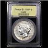 Image 4 : ***Auction Highlight*** 1921-p Peace Dollar $1 Graded Select Unc By USCG (fc)