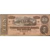 Image 2 : 1864 $10 Confederate States Note, T68 Grades vf++