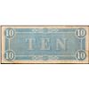Image 3 : 1864 $10 Confederate States Note, T68 Grades vf++