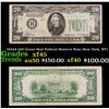 1934A $20 Green Seal Federal Reserve Note (New York, NY) Grades xf+