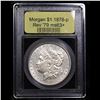 Image 4 : ***Auction Highlight*** 1878-p Rev '79 Morgan Dollar $1 Graded Select+ Unc BY USCG (fc)
