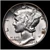 Image 2 : 1945-p Mercury Dime 10c Grades GEM Unc