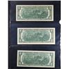 Image 3 : Full Set of 3 1976 $2 Federal Reserve Notes All CU *Star Note* 1976 $2, 1976 $2 1st Day of Issue, wi
