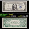 1935G **Star Note** $1 Blue Seal Silver Certificate, No Motto Grades Select AU