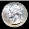 Image 2 : 1946-p Washington Quarter 25c Grades GEM++ Unc