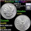***Auction Highlight*** 1884-s Morgan Dollar $1 Graded au58+ By SEGS (fc)