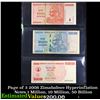 Page of 3 2008 Zimababwe Hyperinflation Notes 1 Million, 10 Million, 50 Billion