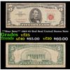 1963 $5 Red Seal United States Note Grades vf+