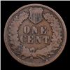 Image 3 : 1875 Indian Cent 1c Grades f+