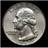 Image 2 : 1962-d Washington Quarter 25c Grades Choice Unc