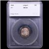 Image 4 : 10c 1834 Large 4 Capped Bust Dime JR-5 10c Grades Choice Unc Graded