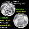 Image 1 : 1944-s Mercury Dime 10c Grades GEM++ FSB