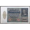 Image 2 : 1922 Germany 10,000 Mark "Vampire Note" Post-WWI Hyperinflation Currency P# 71 Grades Choice AU/BU S