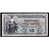 Image 2 : Military Payment Certificate (MPC) Series 481 10c Fr. M832 Grades vf++