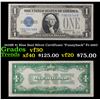 1928B $1 Blue Seal Silver Certificate "Funnyback" Fr-1602 Grades vf++