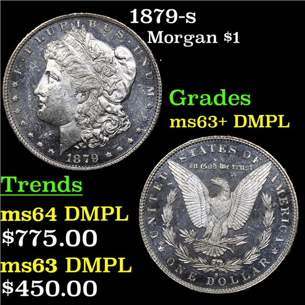 $1 1879-s Morgan Dollar $1 Grades Select+ Unc Grades