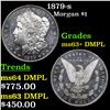 Image 1 : $1 1879-s Morgan Dollar $1 Grades Select+ Unc Grades