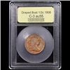 Image 4 : ***Auction Highlight*** 1808 Draped Bust Half Cent C-3 1/2c Graded Choice AU BY USCG (fc)
