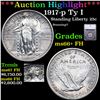 Image 1 : ***Auction Highlight*** 1917-p Ty I Standing Liberty Quarter 25c Graded ms66+ FH By SEGS (fc)