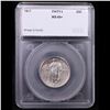 Image 4 : ***Auction Highlight*** 1917-p Ty I Standing Liberty Quarter 25c Graded ms66+ FH By SEGS (fc)