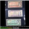 Page of 3 Canada Currency 1967 $1 (CU), 1954 $2 (VF), 1971 $10 (XF)