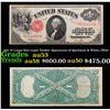 1917 $1 Large Size Legal Tender, Signatures of Speelman & White, FR39  Grades Select AU