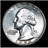 Image 2 : 1958-d Washington Quarter 25c Grades GEM+ Unc
