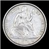 Image 2 : ***Auction Highlight*** 1874-p Seated Liberty Dime 10c Graded ms63+ By SEGS (fc)