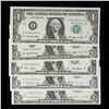 Image 2 : 5x 1969-2006 $1 Federal Reserve Notes, All CU, All Different Series Grades Brilliant Uncirculated