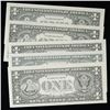 Image 3 : 5x 1969-2006 $1 Federal Reserve Notes, All CU, All Different Series Grades Brilliant Uncirculated
