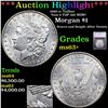 ***Auction Highlight*** 1890-cc Tailbar Morgan Dollar Vam-4 TOP 100 WOW! $1 Graded ms63+ By SEGS (fc