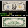 1934A $10 Silver Certificate North Africa  WWII Emergency Currency Fr-2309 Grades vf++