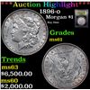 ***Auction Highlight*** 1896-o Morgan Dollar $1 Graded BU+ By USCG (fc)