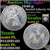 Image 1 : ***Auction Highlight*** 1846-p Seated Liberty Dollar $1 Graded Choice Unc PL BY USCG (fc)