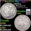 ***Auction Highlight*** 1894-p Morgan Dollar $1 Graded vf25 By SEGS (fc)