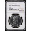 Image 2 : NGC 1965 Small Beads, Pointed 5 Canada Dollar $1 Graded ms64 pl By NGC