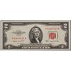 Image 2 : 1953B $2 Red Seal United States Note Grades Select CU