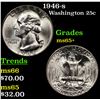 Image 1 : 1946-s Washington Quarter 25c Grades GEM+ Unc